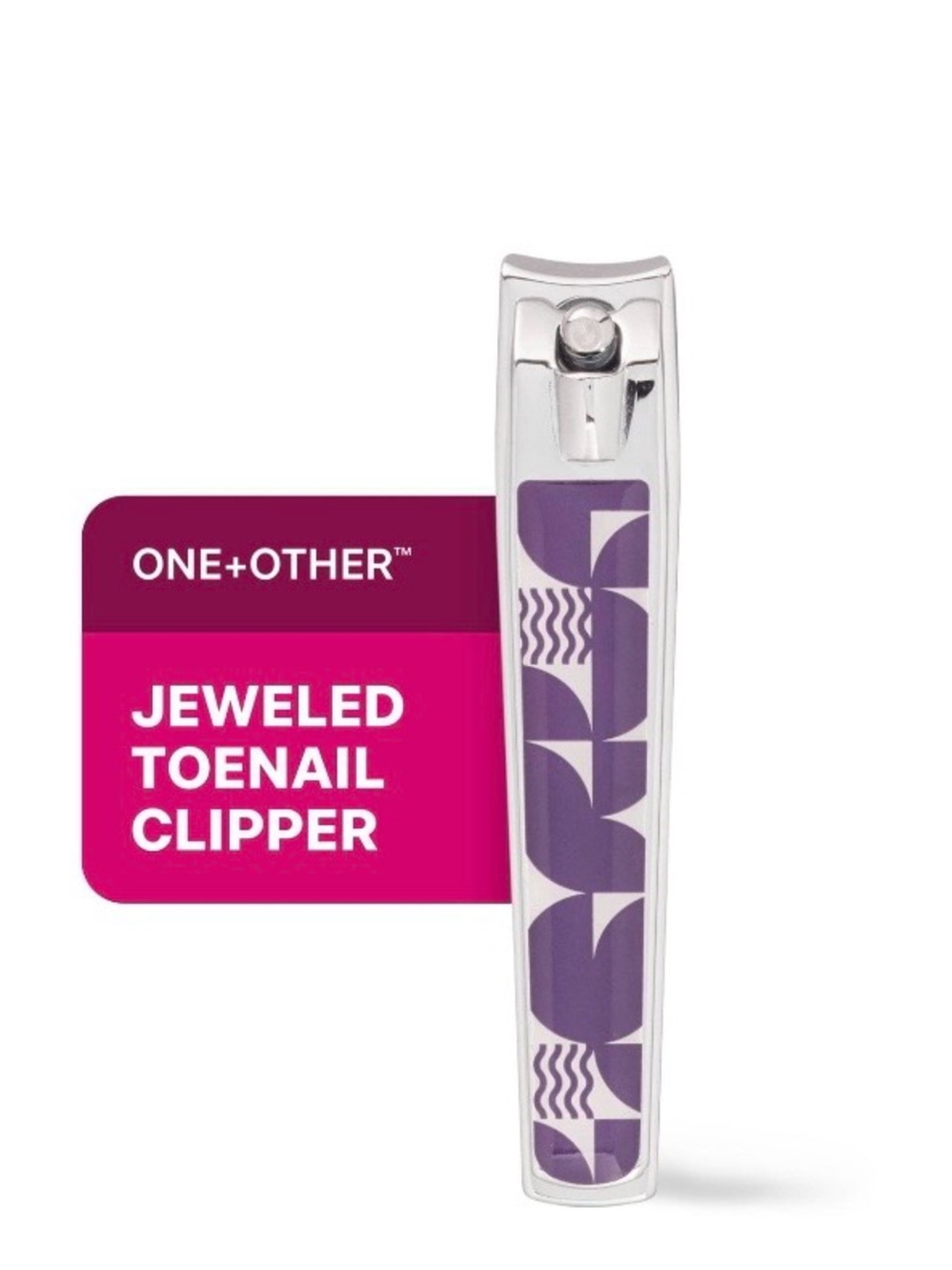 Purple Jeweled Nail  Clipper